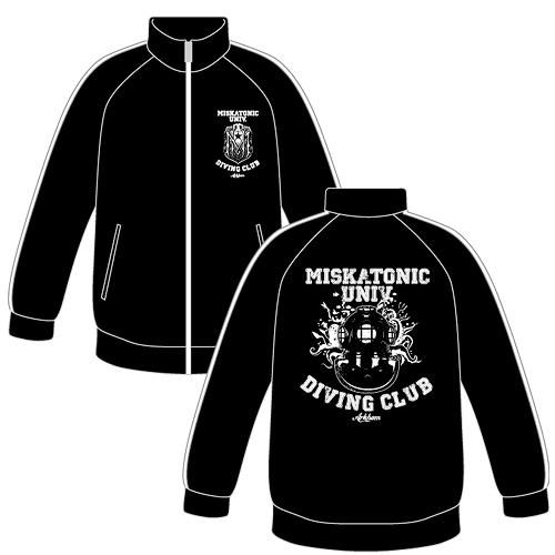 Miskatonic University Diving Club Jersey Jacket Black x White (L Size) image 1