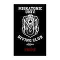 Miskatonic University Diving Club Jersey Jacket Black x White (M Size) thumbnail 3