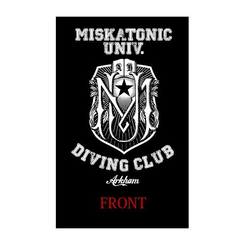 Miskatonic University Diving Club Jersey Jacket Black x White (M Size) image 3