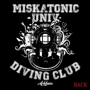 Miskatonic University Diving Club Jersey Jacket Black x White (XL Size)
