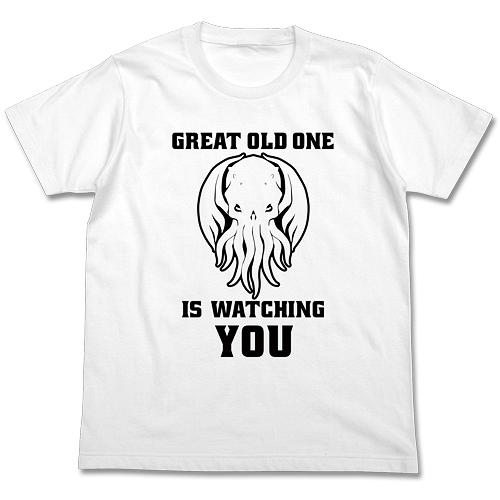 Miskatonic University Store Great Old One Is Watching You T-shirt White (S Size) image 1