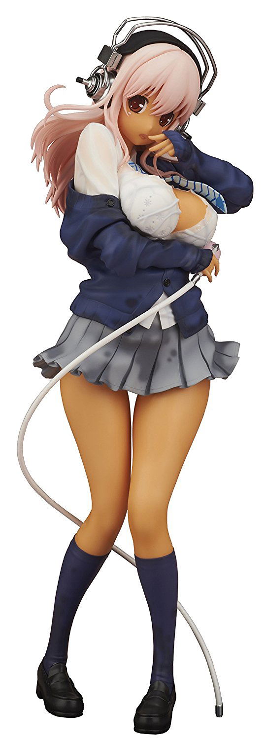 Super Sonico 1/6 Scale Pre-Painted Figure: Super Sonico Nuresuke Photo Session Sunburn Gal Ver. image 1