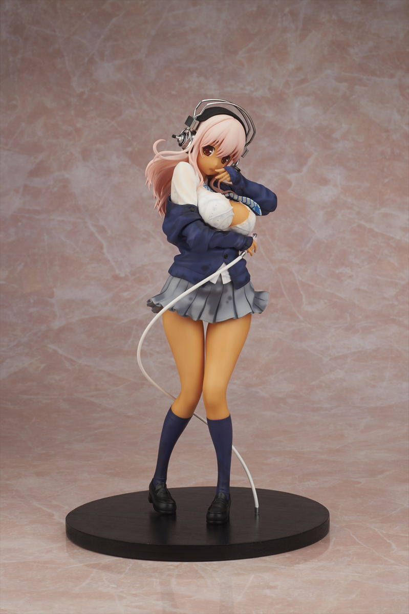 Super Sonico 1/6 Scale Pre-Painted Figure: Super Sonico Nuresuke Photo Session Sunburn Gal Ver. image 3