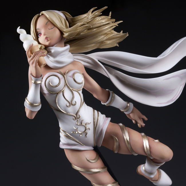 Hdge Technical Statue No.4 EX Gravity Daze: Gravity Kitten White