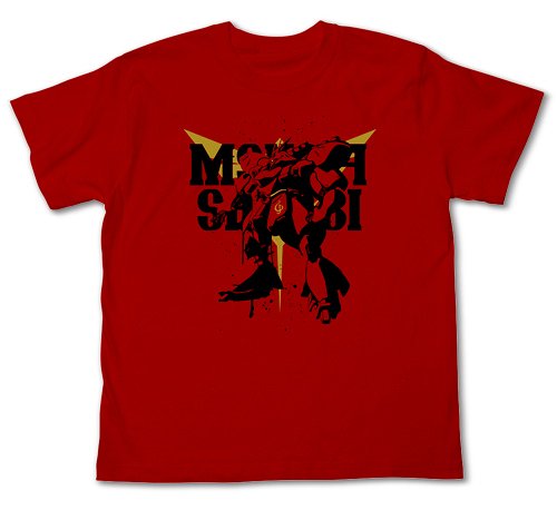 Mobile Suit Gundam Char's Counter Attack Msn-04 Sazabi T-shirt Red (L Size) image 1