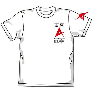 Mobile Suit Gundam Char's Counter Attack Nu Gundam T-shirt White (L Size)