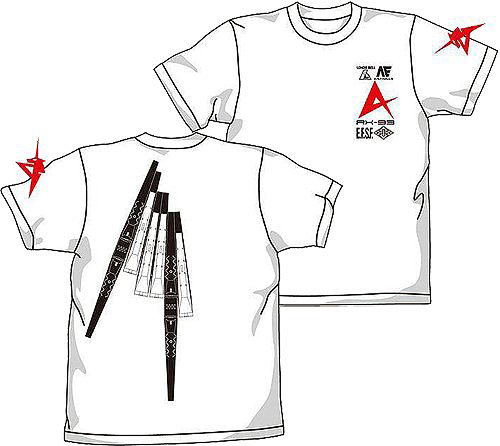 Mobile Suit Gundam Char's Counter Attack Nu Gundam T-shirt White (M Size) image 1