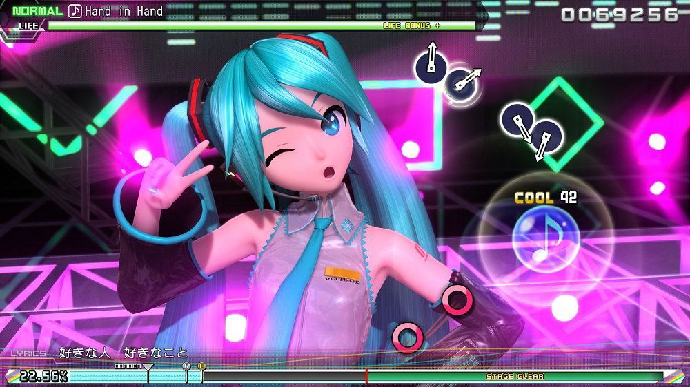 Геймплей Hatsune Miku Project DIVA Future Tone
