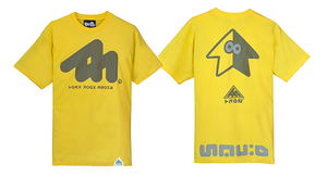 Splatoon 2 Wakaba Squid T-shirt Yellow (XS Size)_