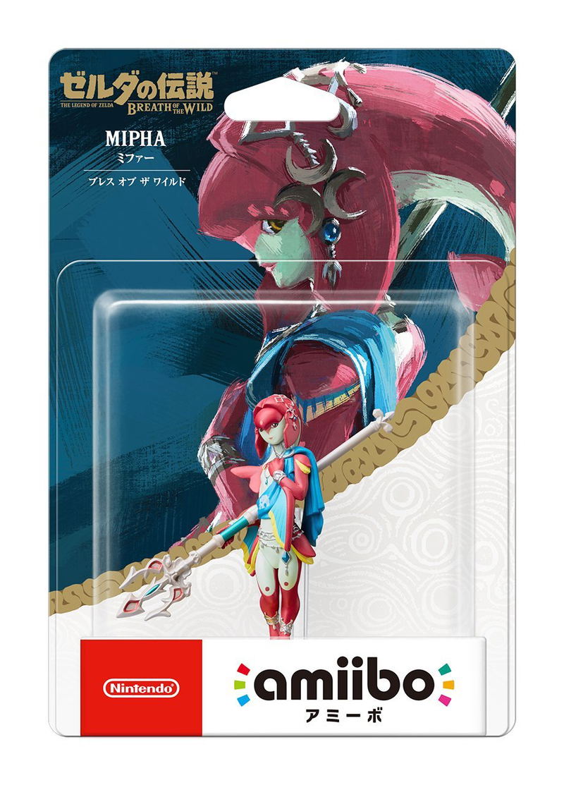amiibo The Legend of Zelda: Breath of the Wild Series Figure (Mipha) [Re-run] image 1