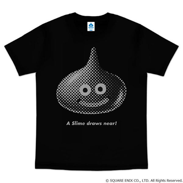 Dragon Quest Slime T Shirt Black L Size