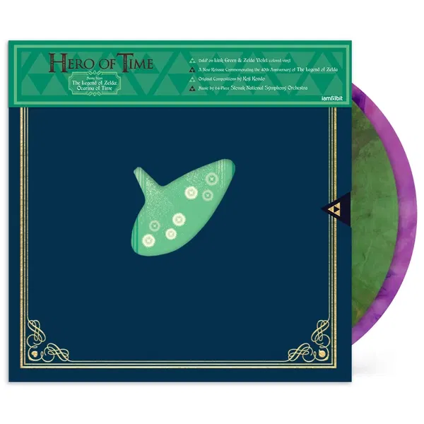 Hero Of Time (Music From Legend Of Zelda: Ocarina Of Time) Original Soundtrack (Translucent Link Green & Zelda Violet Vinyl) (Re-release) image 1