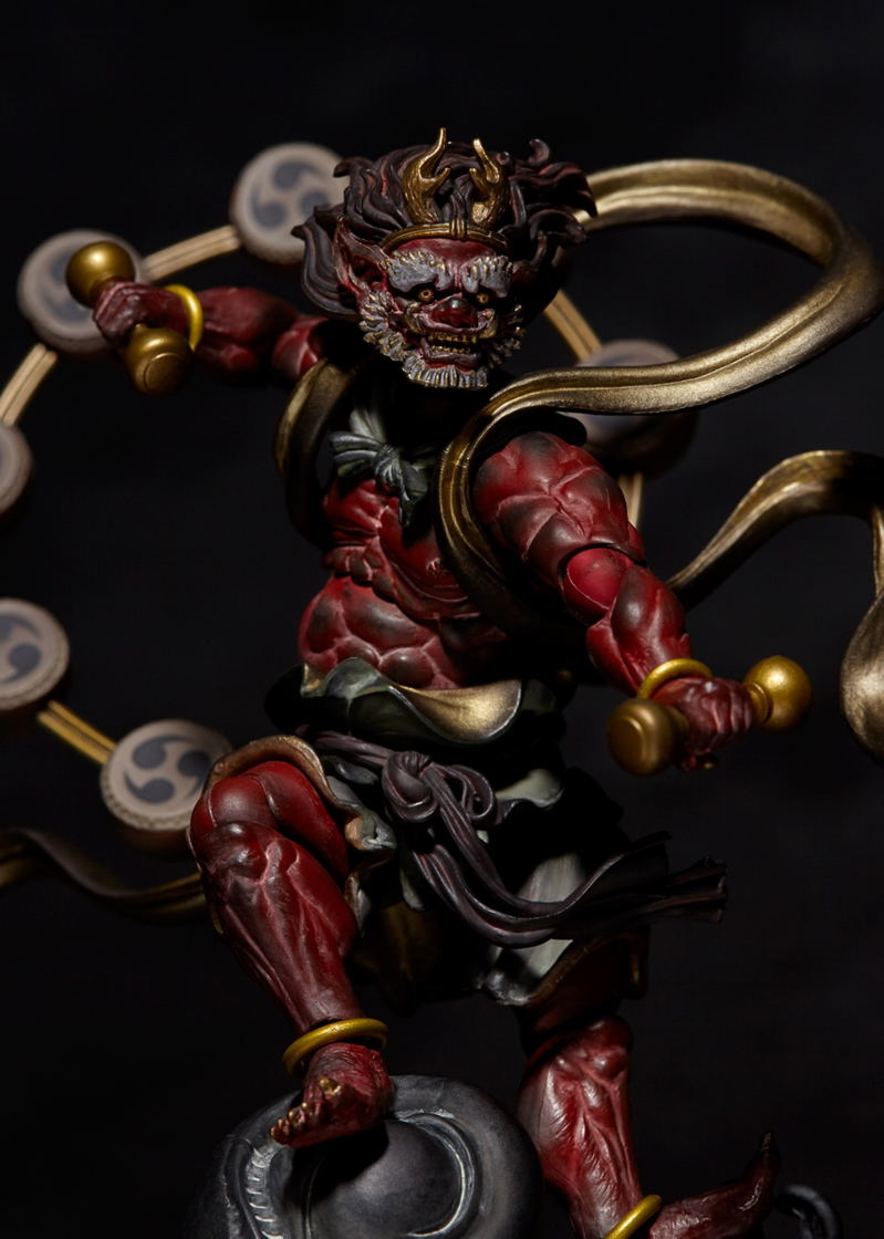 Revoltech KT Project KT-EX05 Takeya Freely Figure: Raijin (Red) image 11