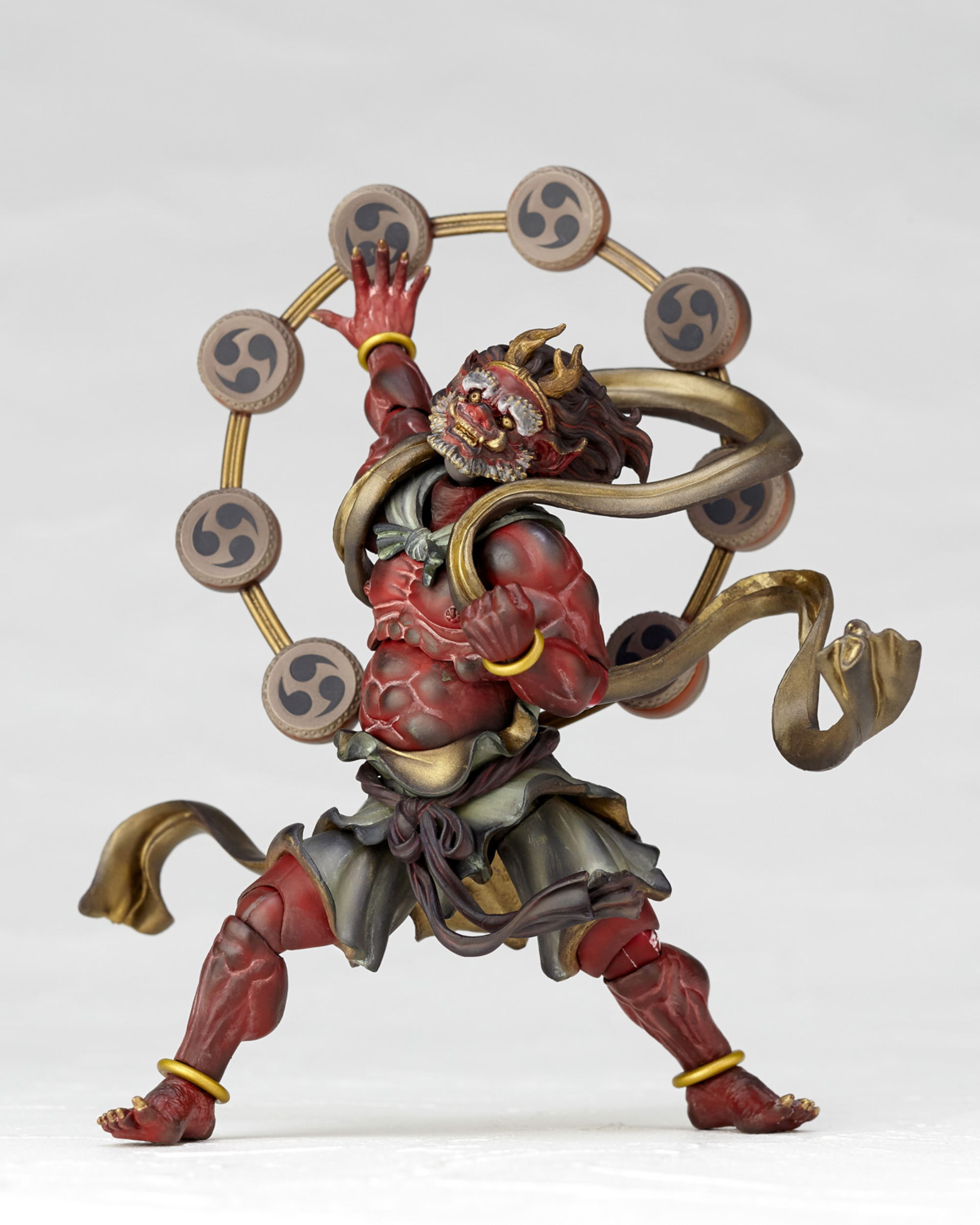 Revoltech KT Project KT-EX05 Takeya Freely Figure: Raijin (Red)