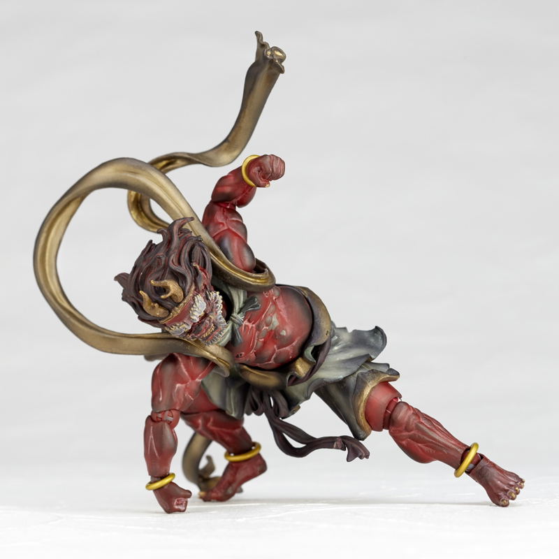 Revoltech KT Project KT-EX05 Takeya Freely Figure: Raijin (Red) image 7
