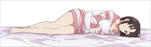 Saekano - How to Raise a Boring Girlfriend ♭ Dakimakura Cover: Kato Megumi Flat Ver. (Re-run) image 2