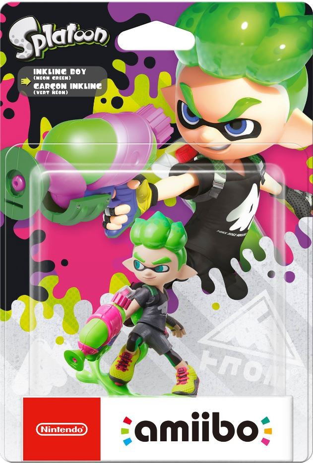 amiibo Splatoon Series Figure (Inkling Boy) for Wii U, New 3DS, New 3DS ...