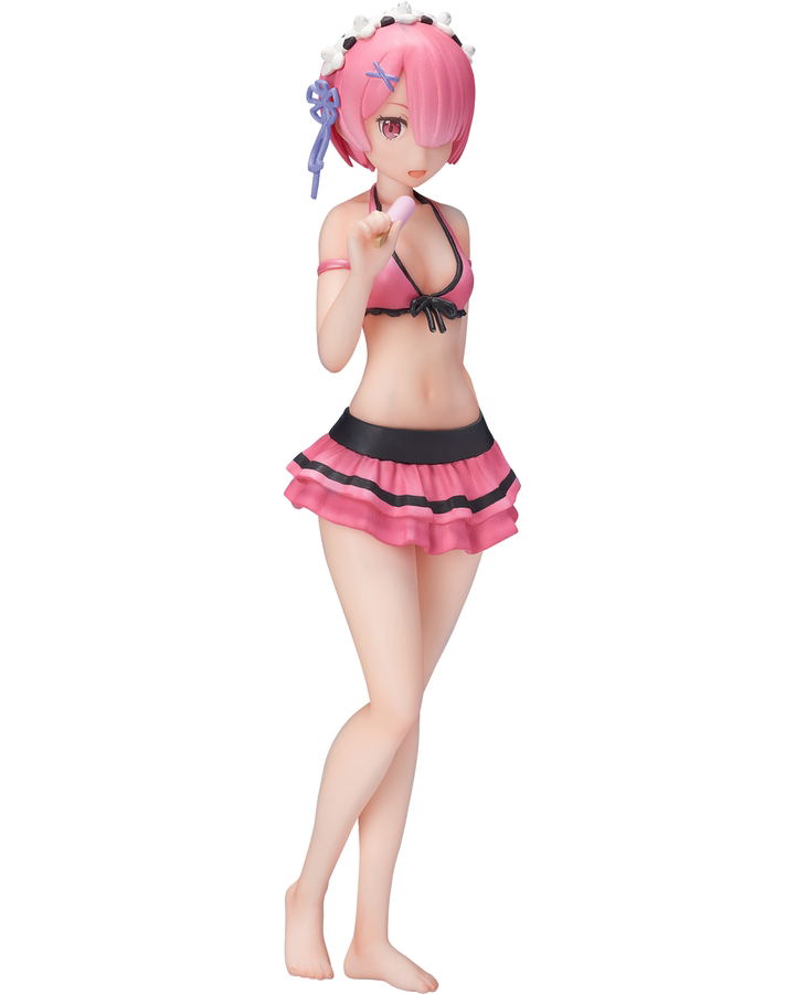Re:ZERO Starting Life in Another World 1/12 Scale Pre-Painted Figure: Ram Swimsuit Ver. image 1
