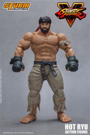 Street Fighter V 1/12 Scale Pre-Painted Action Figure: Hot Ryu