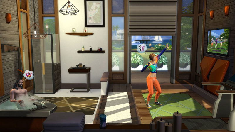 The Sims 4: Fitness Stuff (DLC) <span class="ext" style="background-color: #B0000F; color: #FFFFFF;">DLC</span> <span class="ext" style="background-color: #F96529; color: #FFFFFF;">Electronic Arts</span> <span class="ext ext_digital">digital</span> image 2