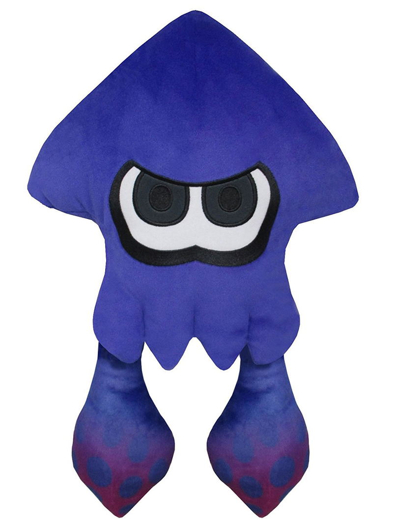 Splatoon 2 All Star Collection Plush: Big Squid Bright Blue (Re-run) image 1