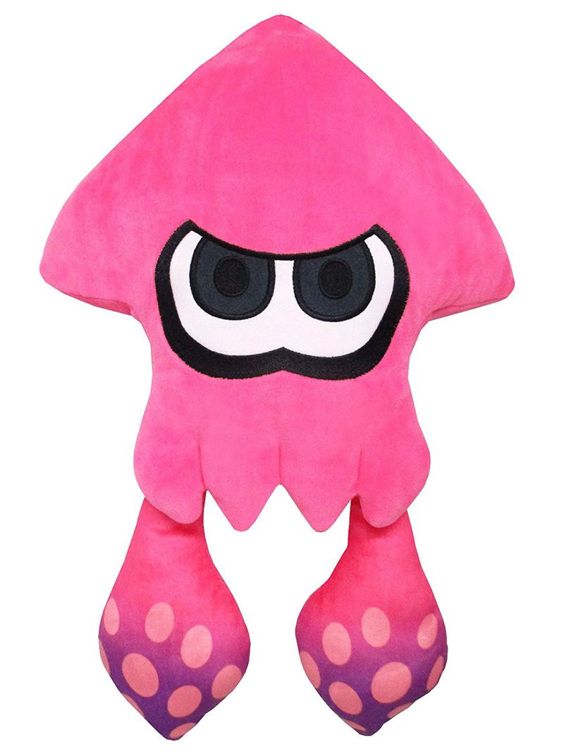 Splatoon 2 All Star Collection Plush: Big Squid Neon Pink (Re-run) image 1