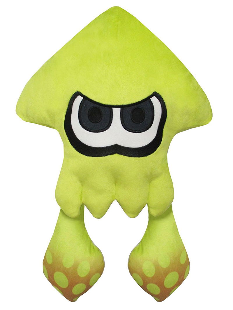 Splatoon 2 All Star Collection Plush: Big Squid Neon Yellow image 1