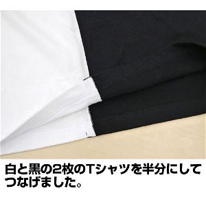 Danganronpa 3: The End Of Kibogamine Academy - Monokuma Nikoichi T-shirt White x Black (L Size)
