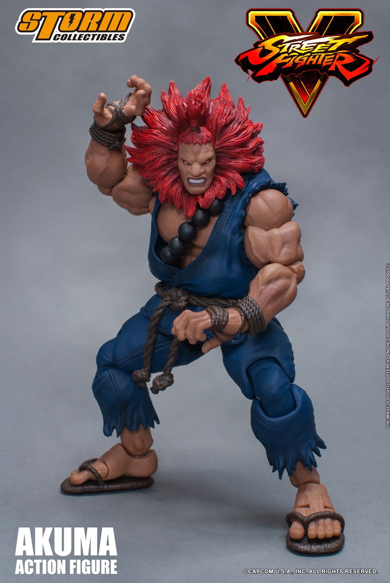 Street Fighter V 1/12 Scale Pre-Painted Action Figure: Akuma image 1
