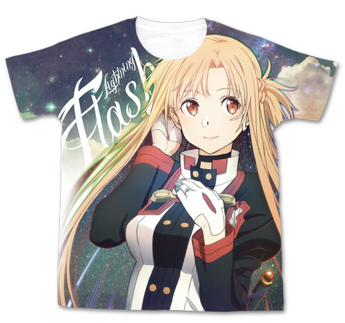 Sword Art Online The Movie: Ordinal Scale - Asuna The Flash Full Graphic T-shirt White (L Size) image 1