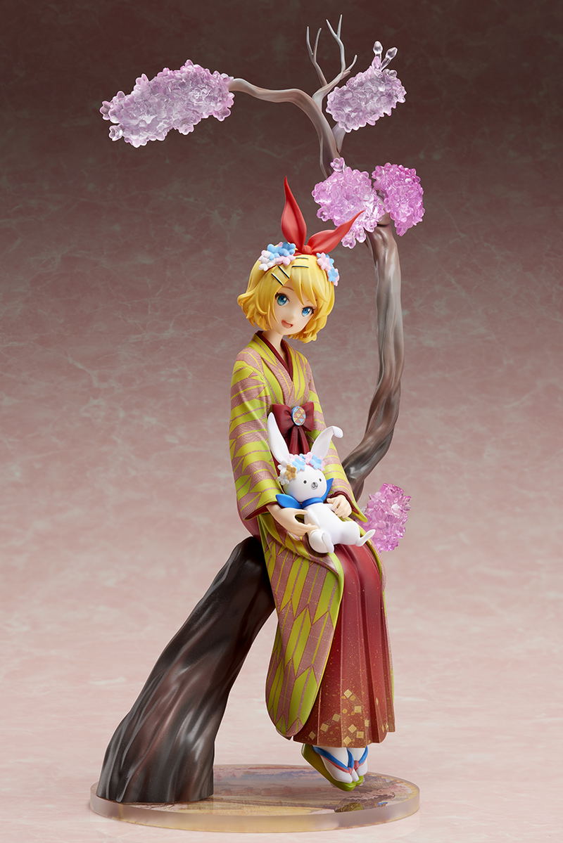 Vocaloid 1/8 Scale Pre-Painted Figure: Kagamine Rin -Hanairogoromo- image 1