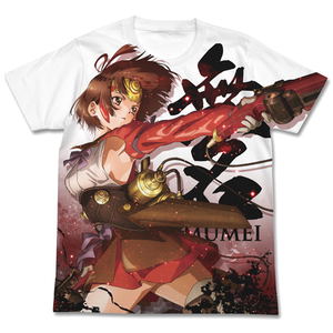 Kabaneri Of The Iron Fortress Mumei Full Graphic T-shirt White (M Size)_