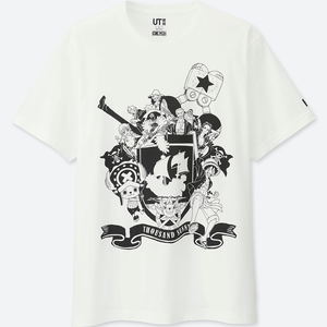 Uniqlo One Piece Straw Hat Pirates Men's T-shirt (L Size)_