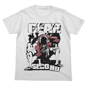 One Piece Gear Second T-shirt White (XL Size)_