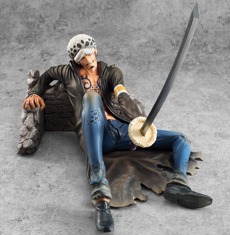One Piece Portrait Of Pirates Limited Edition 1/8 Scale Pre-Painted Figure: Trafalgar Law Ver. VS image 1