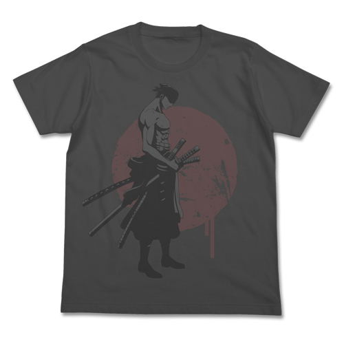 One Piece Swordsman Zoro T-shirt (Sumi | Size M ) image 1