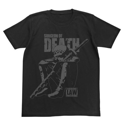 One Piece Tatazumu Law T-shirt Black (XL Size) image 1