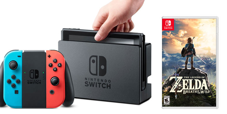 Nintendo switch discount zelda bundle