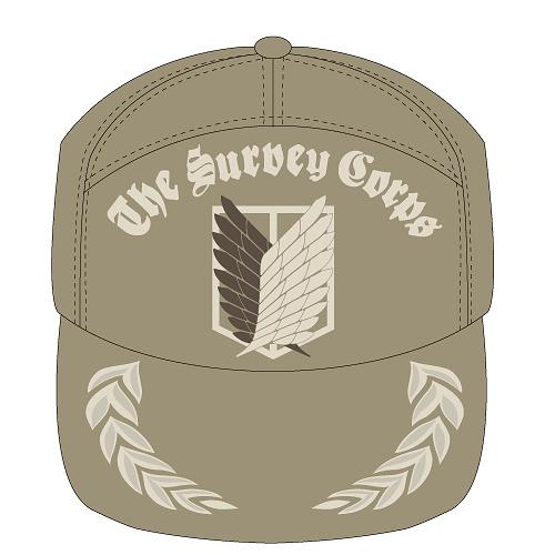 Attack On Titan: The Survey Corps Embroidered Cap Beige