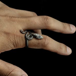 Dark Souls × TORCH TORCH / Ring Collection: Covetous Silver Serpent Men's Ring (S Size)