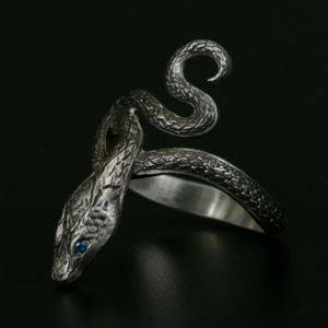 Dark Souls × TORCH TORCH / Ring Collection: Covetous Silver Serpent Men's Ring (L Size)_