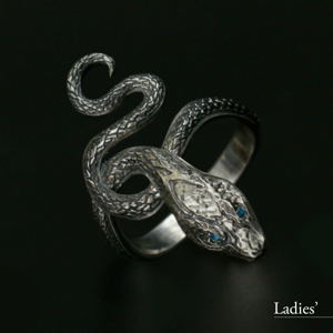 Dark Souls × TORCH TORCH / Ring Collection: Covetous Silver Serpent Ladies Ring (L Size)_