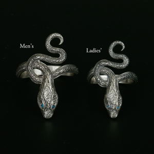 Dark Souls × TORCH TORCH / Ring Collection: Covetous Silver Serpent Ladies Ring (L Size)_