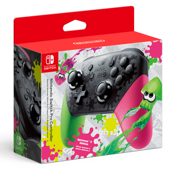 Nintendo Switch Pro Controller (Splatoon 2 Edition) image 1