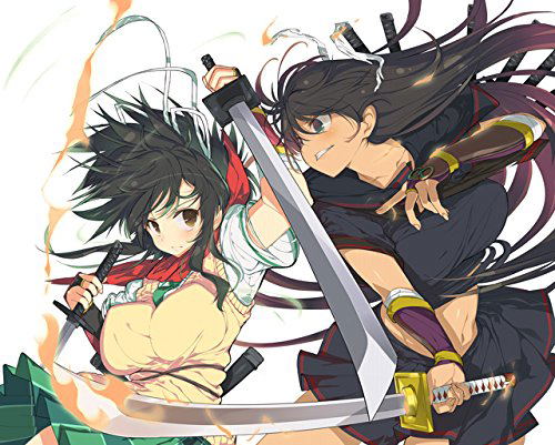 Senran Kagura Burst Re:Newal [Nyuu Nyuu DX Pack Famitsu DX Pack Lenticular Oppai Poster Set] [Limited Edition] image 1