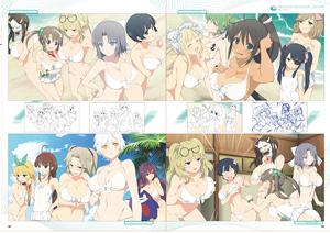 Senran Kagura: Peach Beach Splash Official Illustration Collection