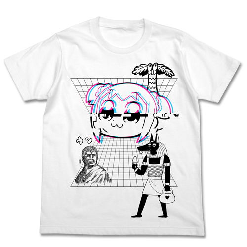 Pop Team Epic "Kusowave" T-shirt White (XL Size) image 1