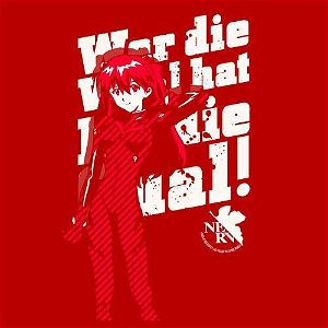 Rebuild Of Evangelion Asuka T-shirt Red (XL Size)