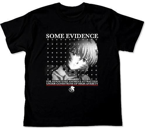 Rebuild Of Evangelion Rei T-shirt Black (L Size) image 1