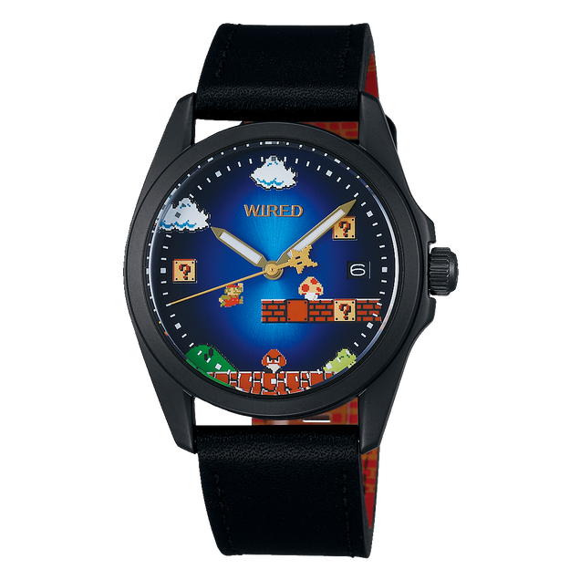 WIRED × SUPER MARIO BROS. 時計 wired-super-mario-bros-wrist-